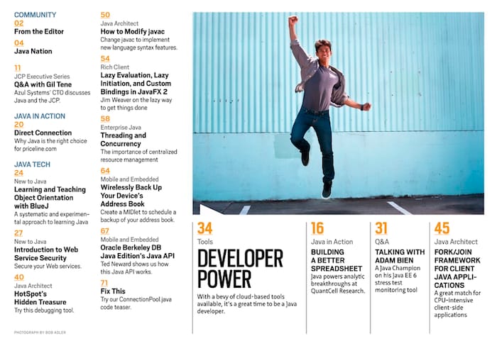 Java Magazine TOC