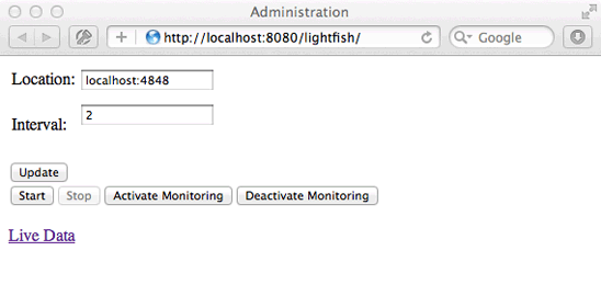 Figure 1. LightFish Configuration View