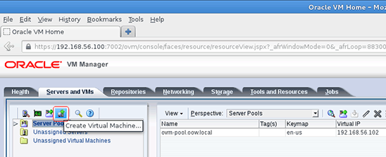 Preparing to create a virtual machine.