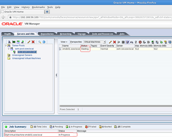 Getting details for the job.