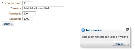 Mensajes a nivel de Pagina