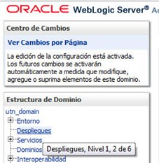Weblogic despliegue, inicio