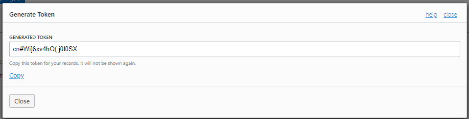 GENERATE TOKEN FOR SWIFTAPI