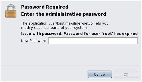 Solicita&ccedil;&atilde;o de nova senha de root