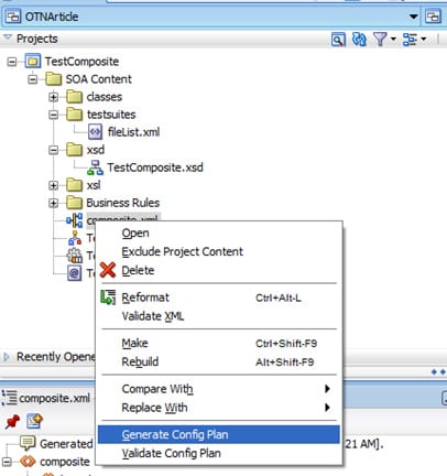 Generate Config Plan