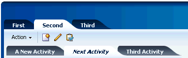 Example of A Tab Showing Dirty State