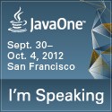 I'm speaking at JavaOne 2012