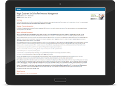 Magic Quadrant for Sales Performance Management