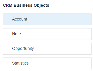 The Account business object.