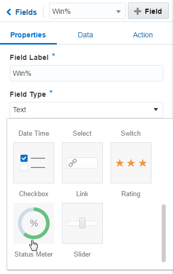 The Status Meter option.