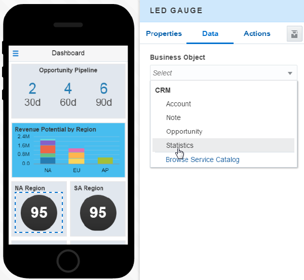 The Statistics option.
