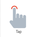 The Tap action option.