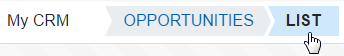 Navigate to List component properties.