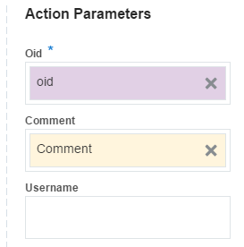 The Action Parameters
