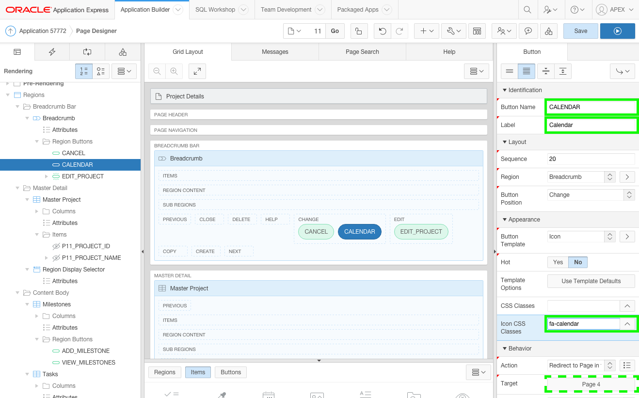 Set Button Attributes