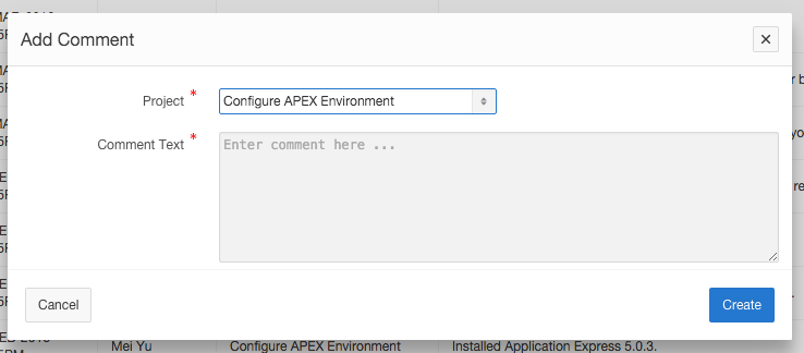 Runtime - Add Comment Page