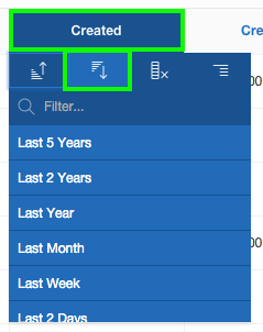 Runtime - Sort Descending