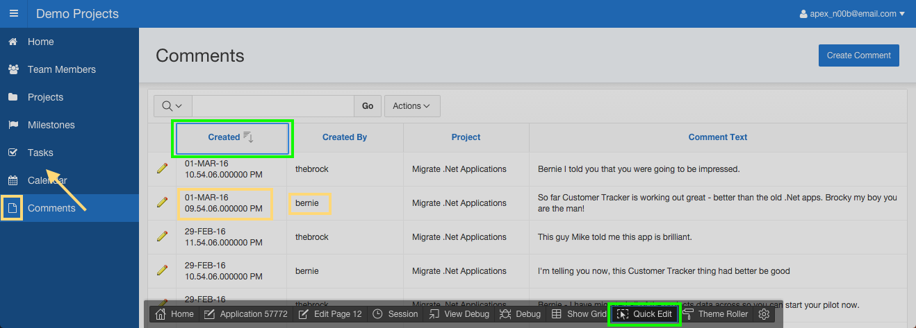 Runtime - Quick Edit
