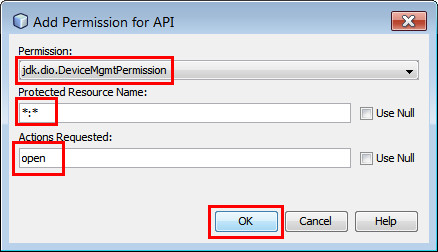 Add Permission for API Add Permission for API