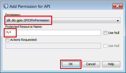 Add Permission for API Add Permission for API