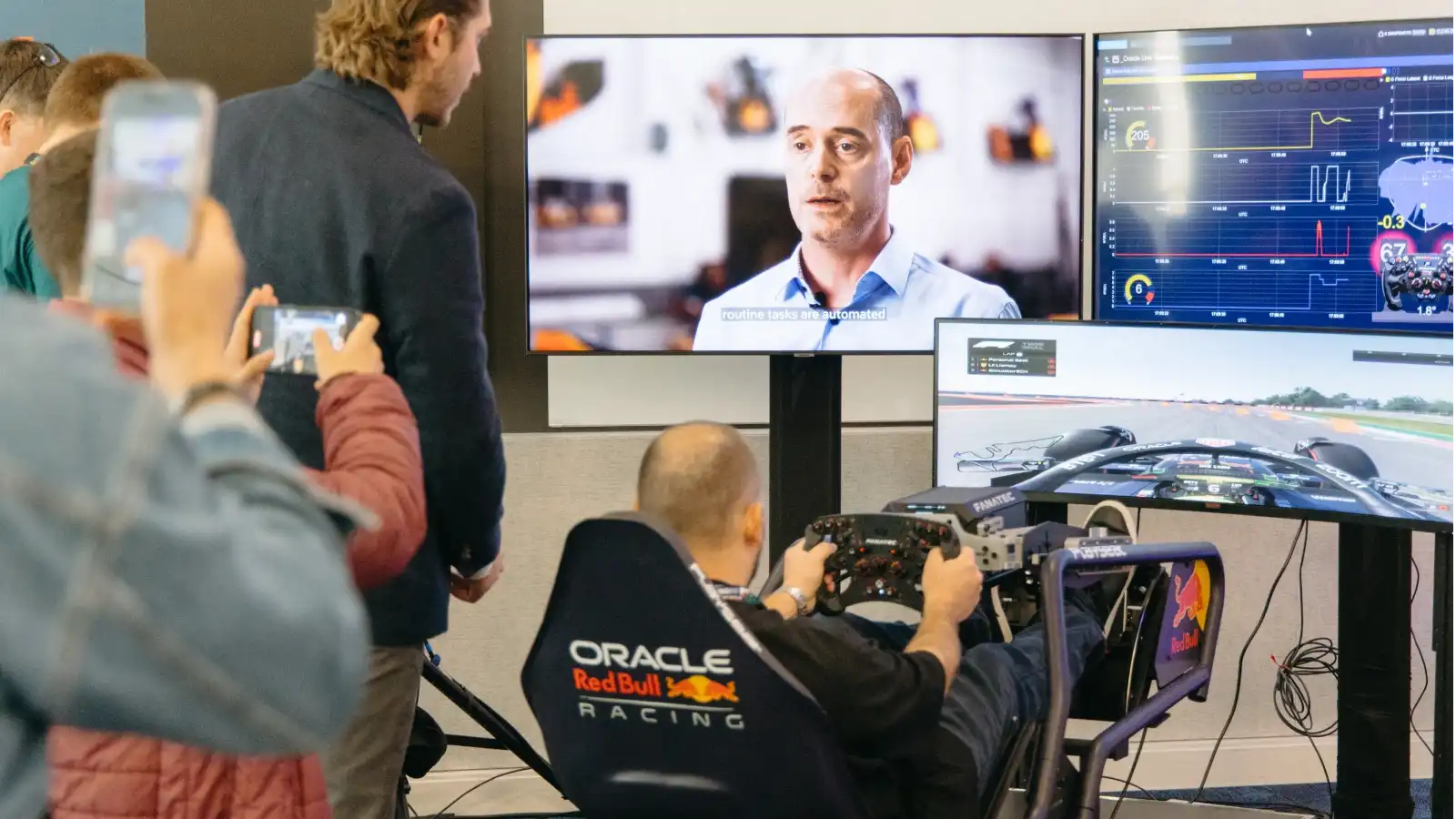 Oracle Red Bull Racing simulator