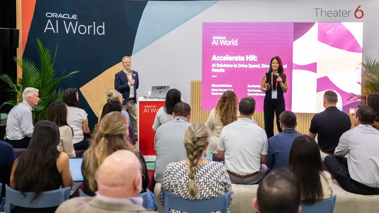 Oracle AI World theater sessions