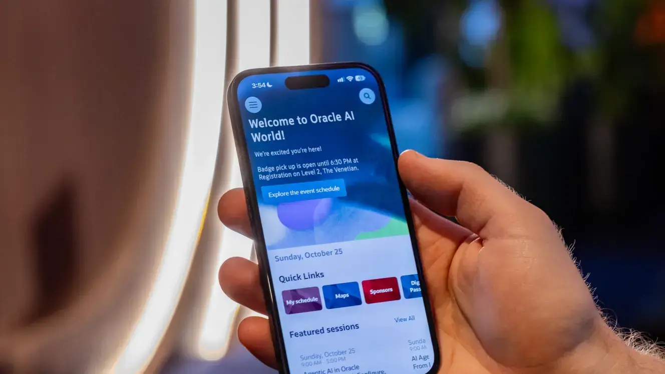 The new Oracle AI World mobile app