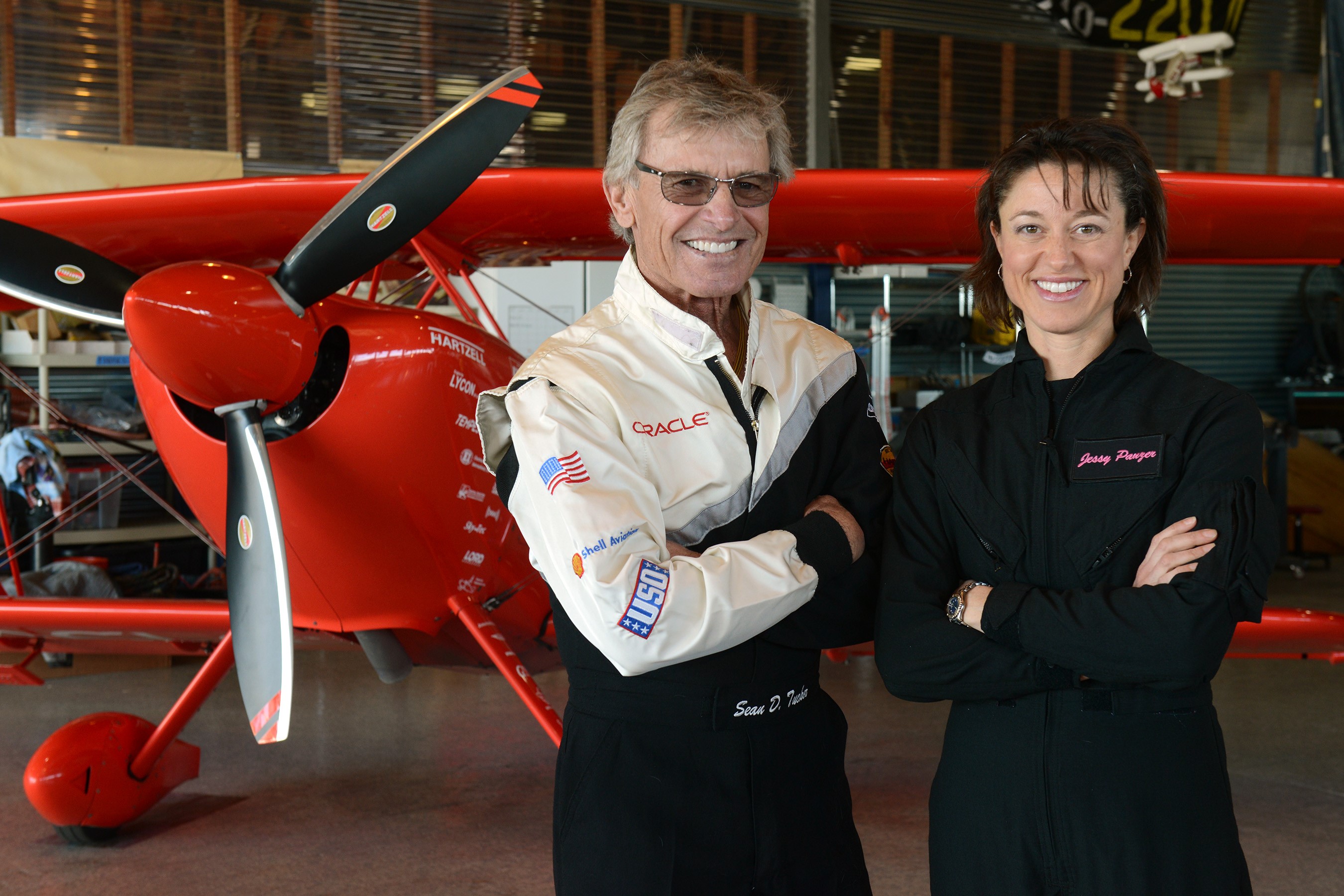 About Sean D Tucker And Jessy Panzer Team Oracle Air Show - 