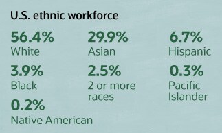 u.s. ethnic workforce