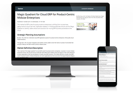 Cloud ERP for Product-Centric Midsize Enterprises