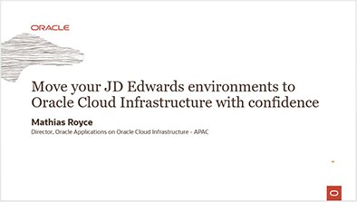 JD Edwards to OCI with confidence 
