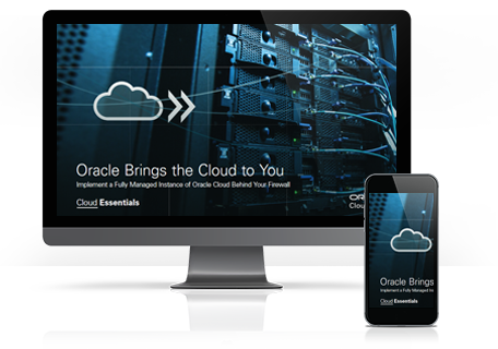 Oracle Brings The Cloud To You