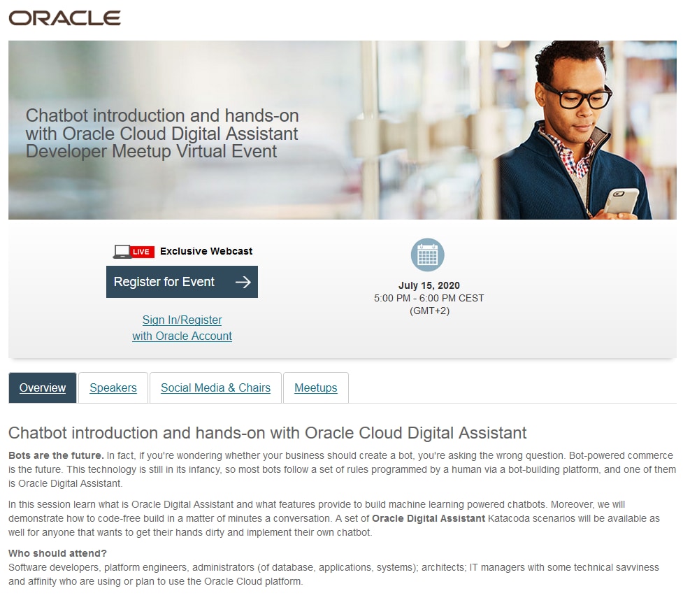 Virtual Meetup and Hands-on