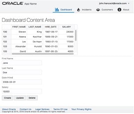 Oracle Dashboard