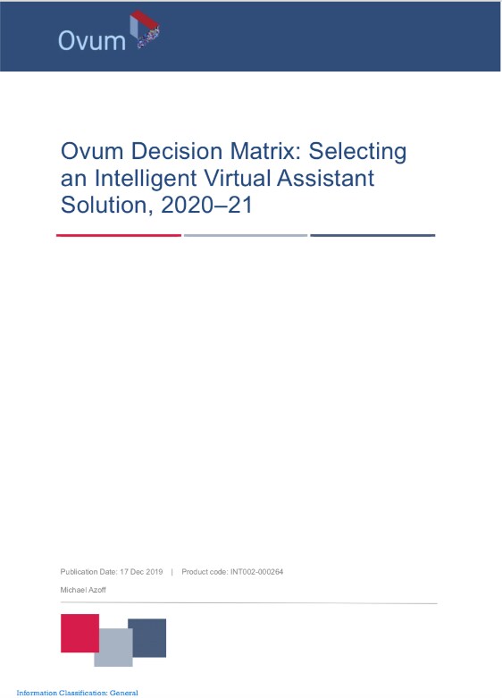 Oracle Digital Assistant Named a Leader by  Ovum