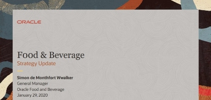 Food and Beverage Strategy