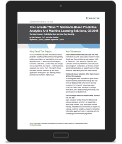 Forrester Positions Oracle as a Leader of Notebook-Based Machine Learning Solutions Providers