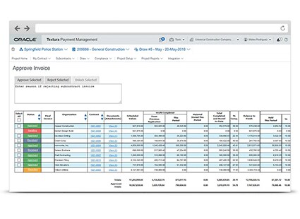 See how Oracle Textura Payment Management increases efficiency and reduces risk. 