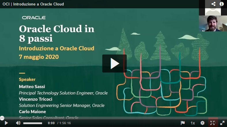 Introduzione a Oracle Cloud