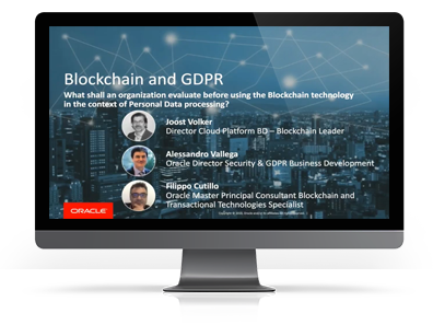 How to use Blockchain for GDPR