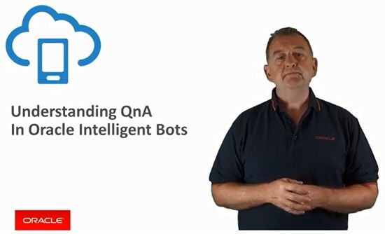 Understanding QnA in Oracle Intelligent Bots