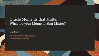 Oracle Moments that Matter