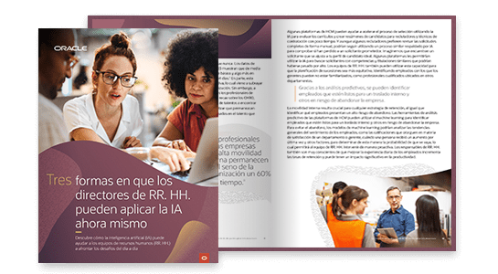 Tres formas en que los directores de RR.&nbsp;HH. pueden utilizar la IA para seleccionar, formar y retener al talento