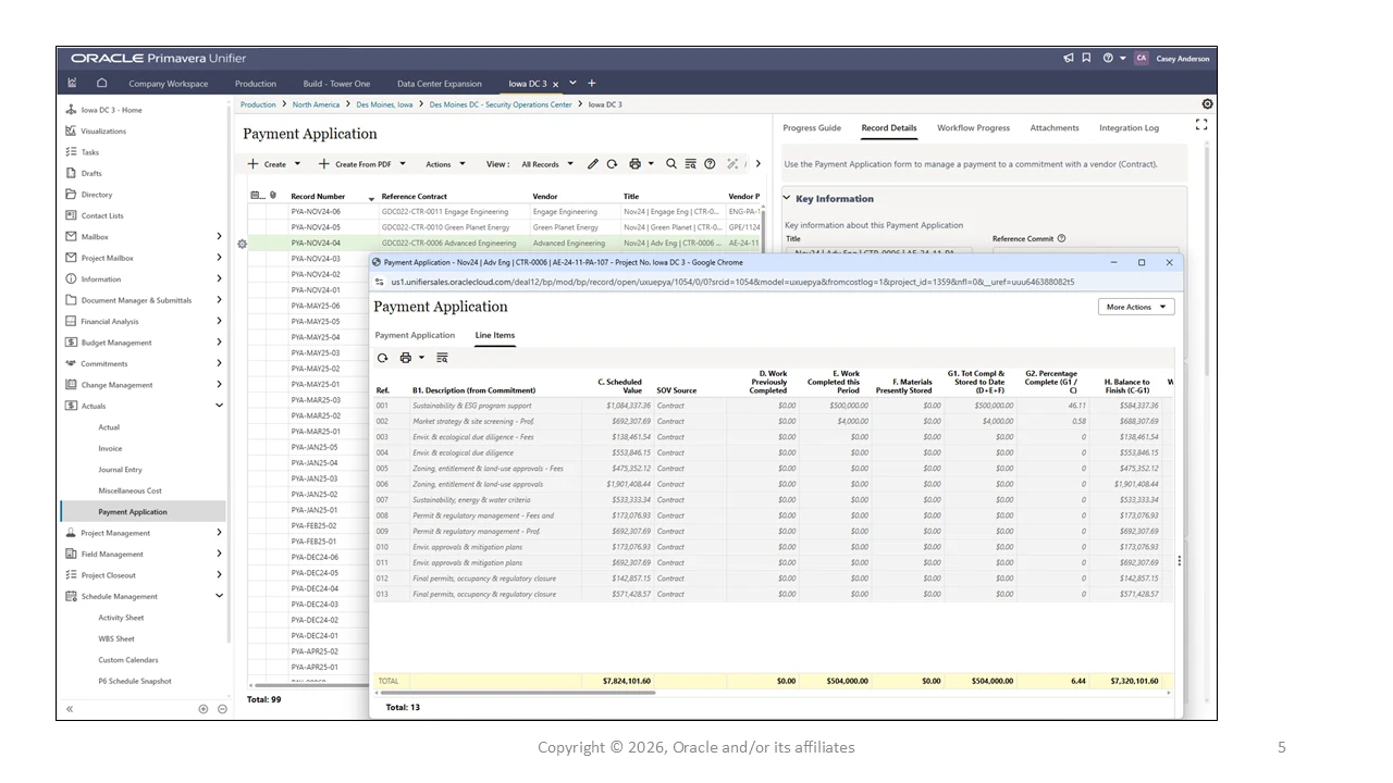 program cost report image
