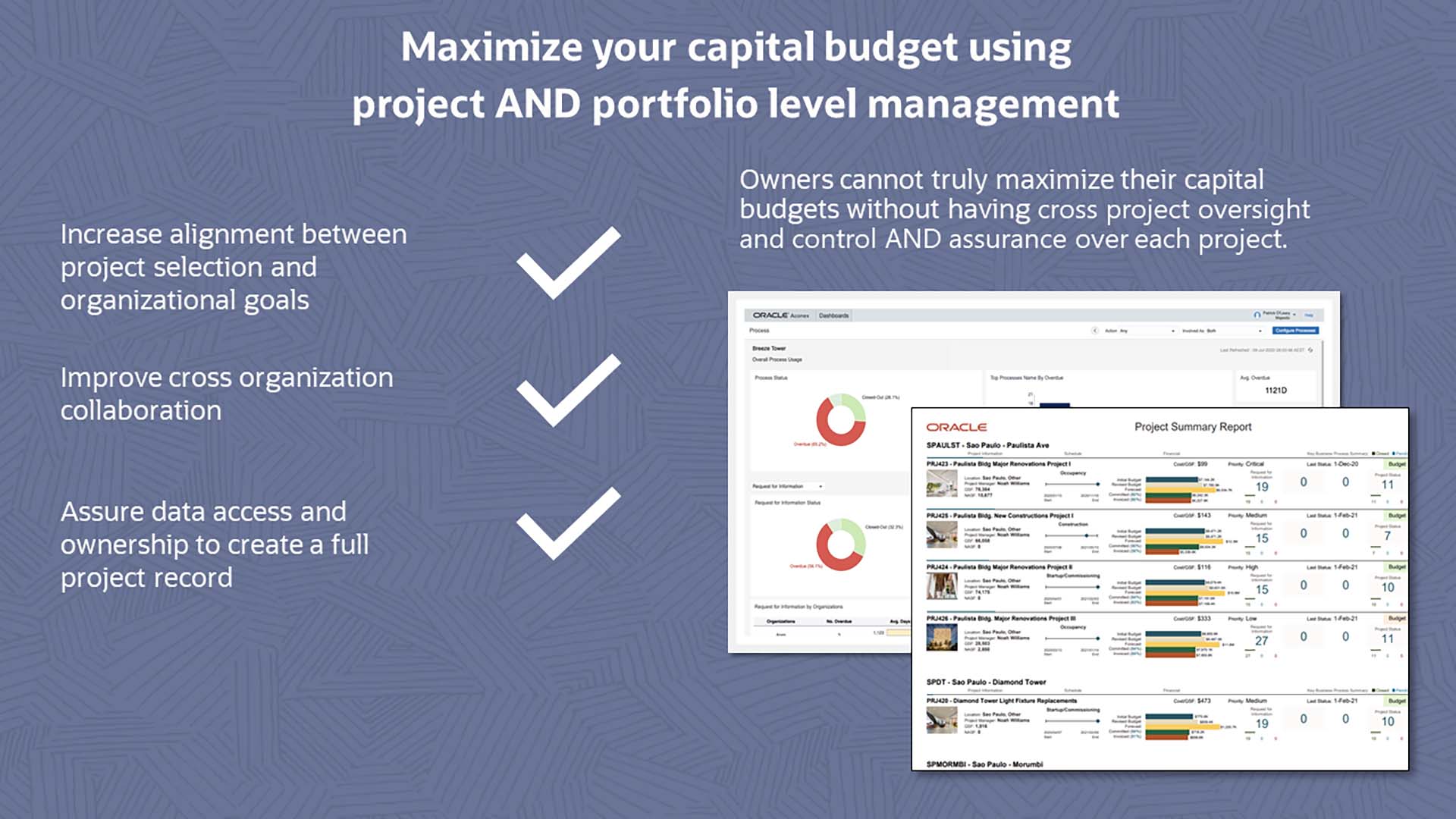 Project- and portfolio-level management imgage