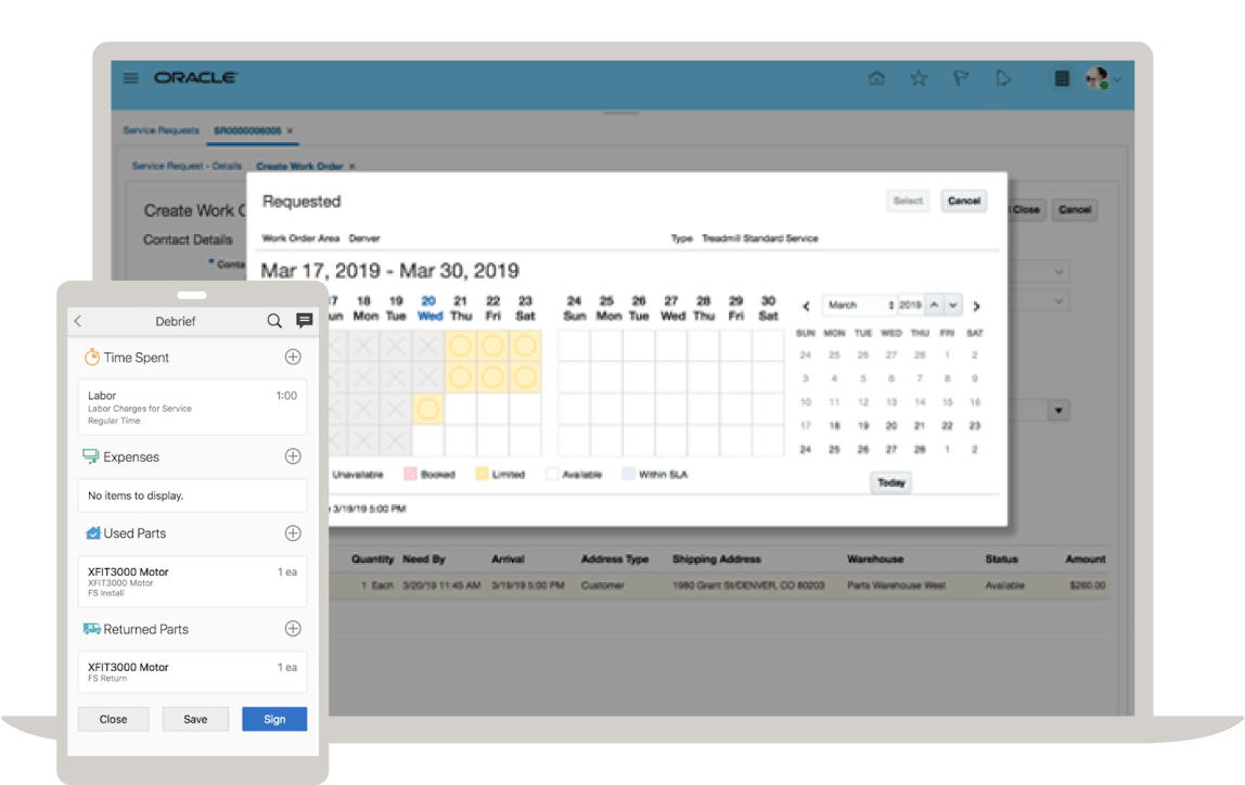 Field Service Mobile Solution Oracle