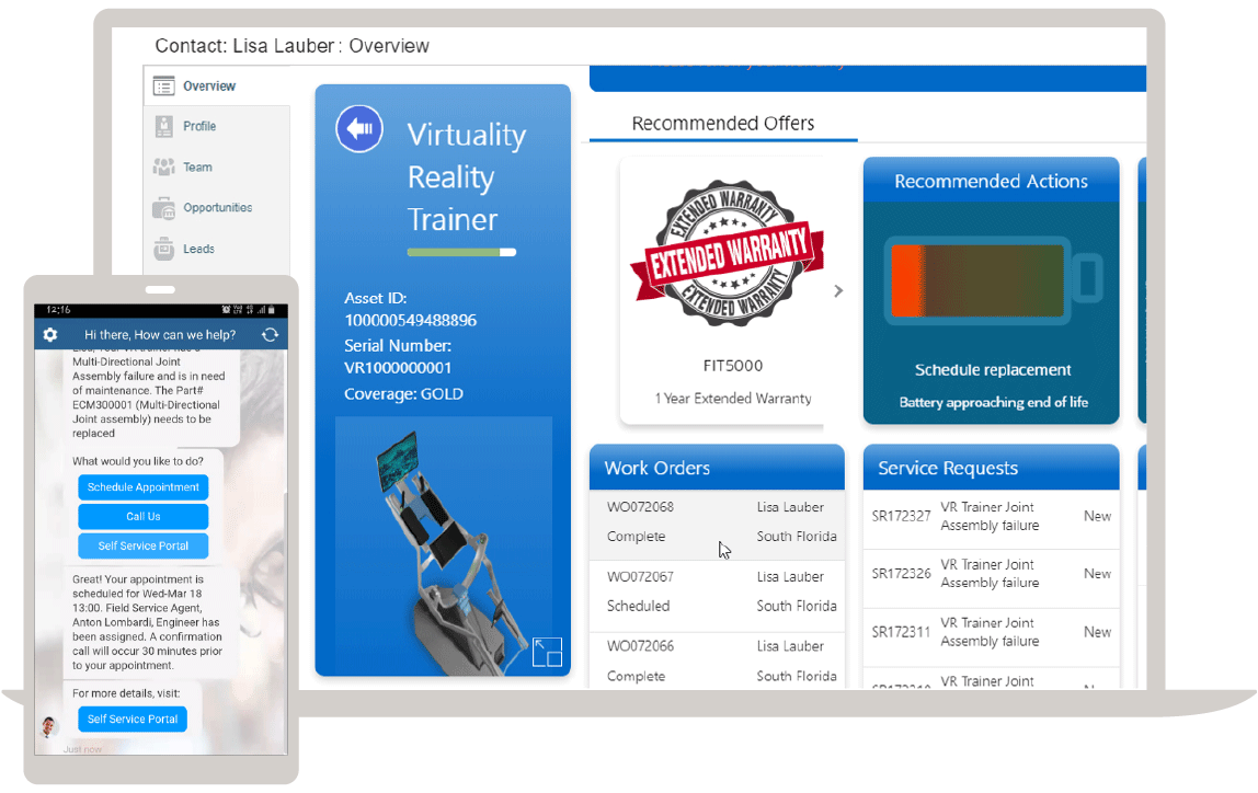 CX solutions for high tech screenshot