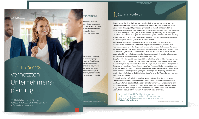 Der CFO-Leitfaden für Wachstum durch vernetzte Unternehmensplanung