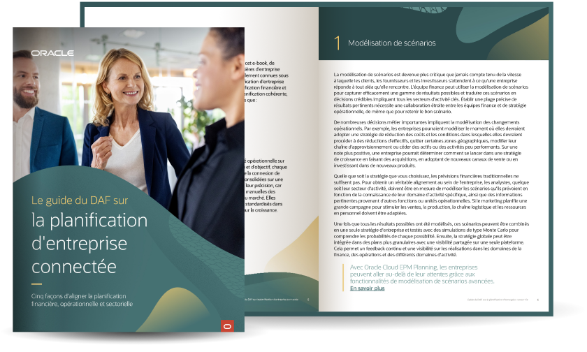 Le guide du DAF pour une planification d'entreprise connectée au service de la croissance