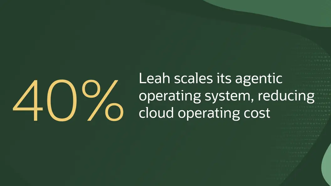 Leah Partners with Oracle and PwC